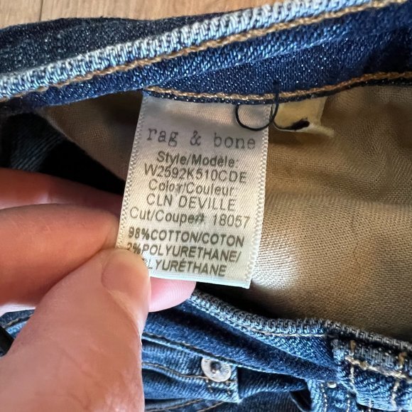 Rag and Bone Dre Capri Boyfriend Jeans - Picture 7 of 9